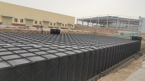 新疆和田项目不锈钢复合水箱